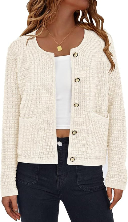 Knit Cardigan Sweater