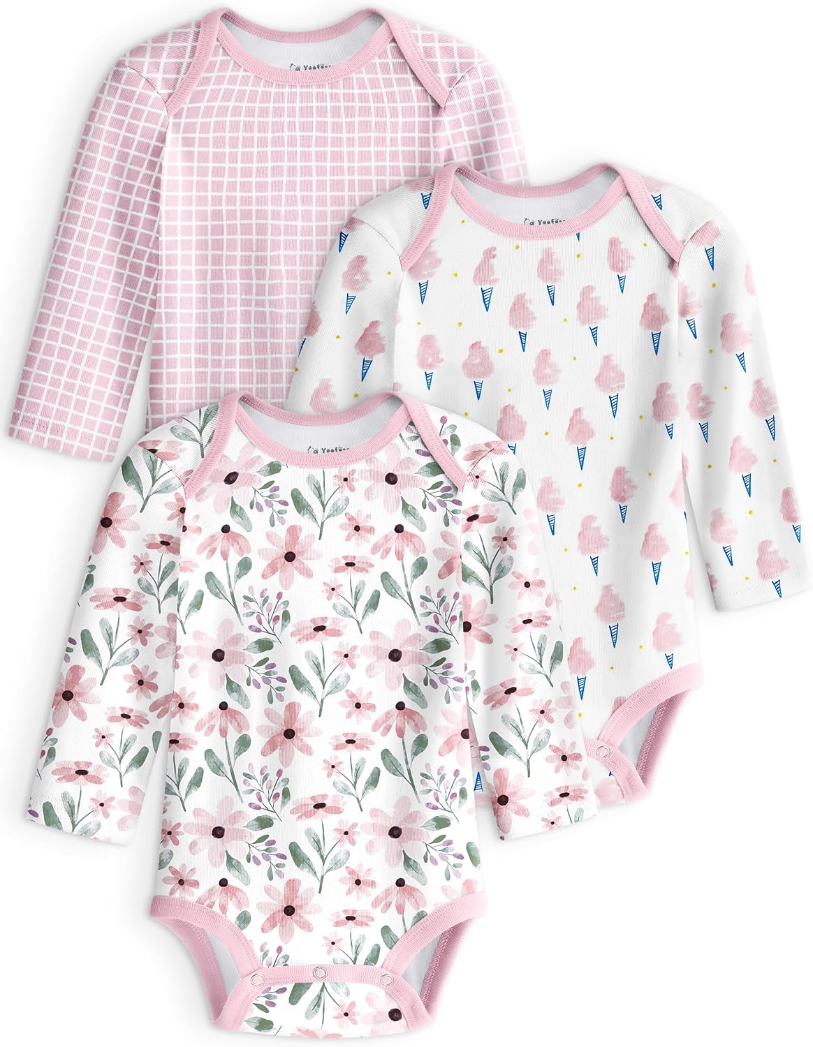 Organic Cotton Bodysuit (3PK)