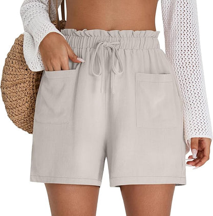 Cotton and Linen Shorts