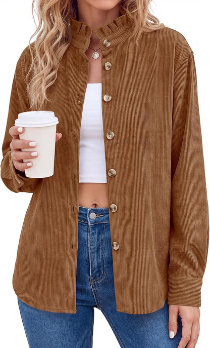 Corduroy Button Shirt