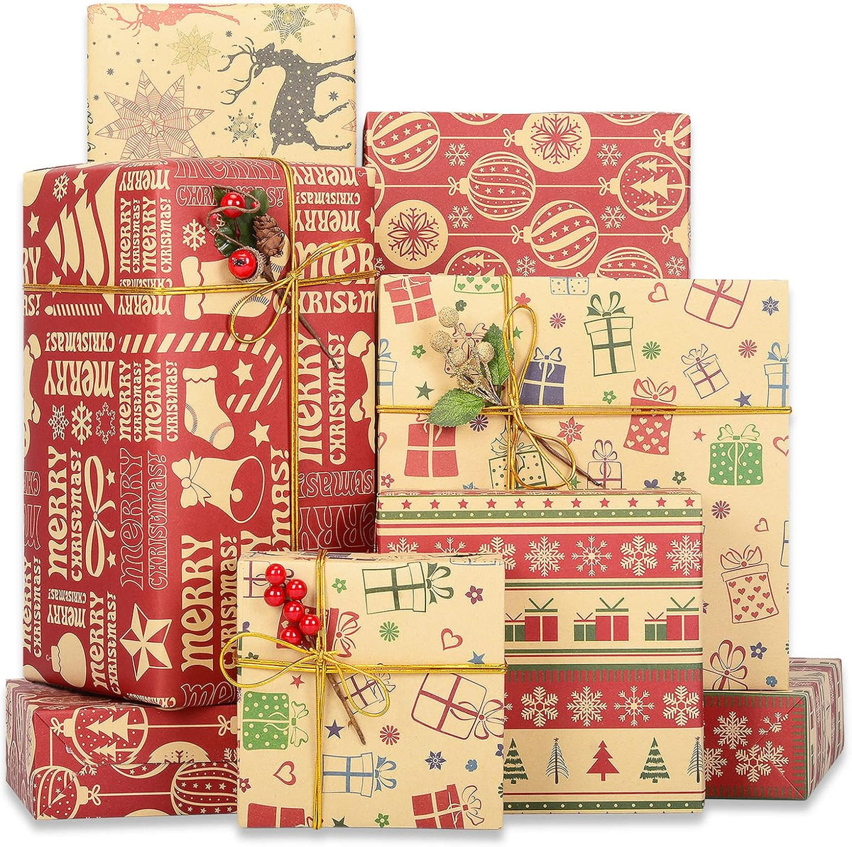Christmas Wrapping Paper (5PK)