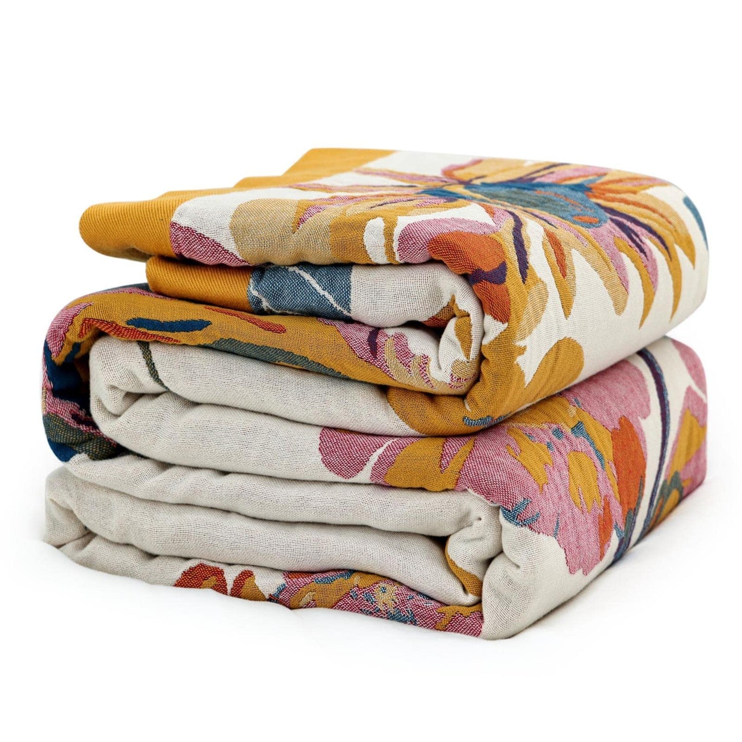 Cotton Boho Throw Blanket