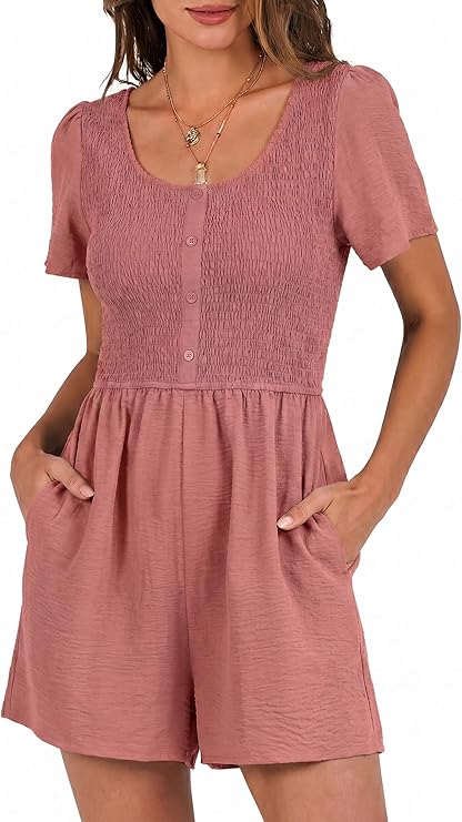 Smocked Dressy Romper