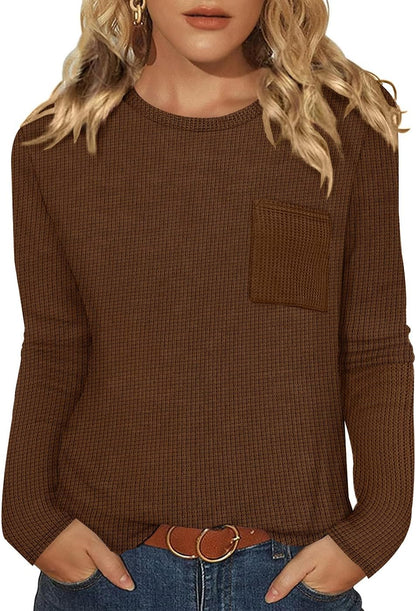 Waffle Knit Dressy Shirt