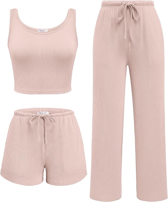 3pc Ribbed Set