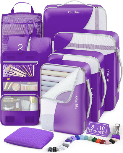 Packing Cube Travel Organizer (8PK)