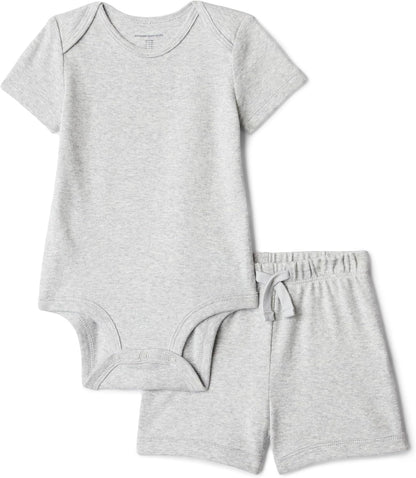 Cotton Bodysuit Shorts Set (2PK)