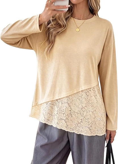 Lace Patchwork Top