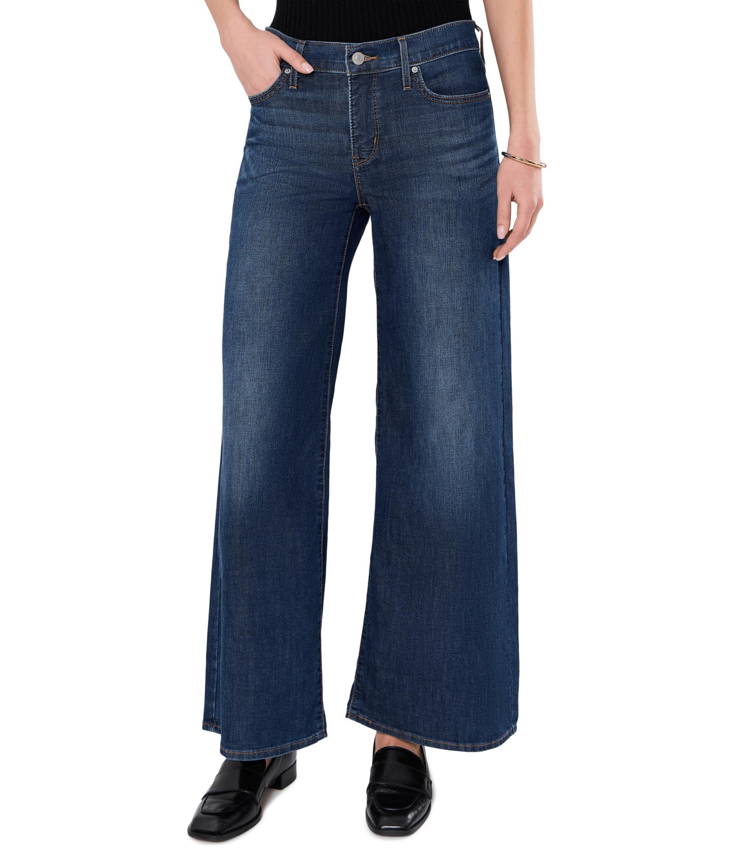 Shaping Wide-Leg Jeans