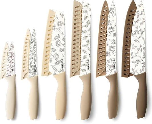 CAROTE 12PCS Knife Set