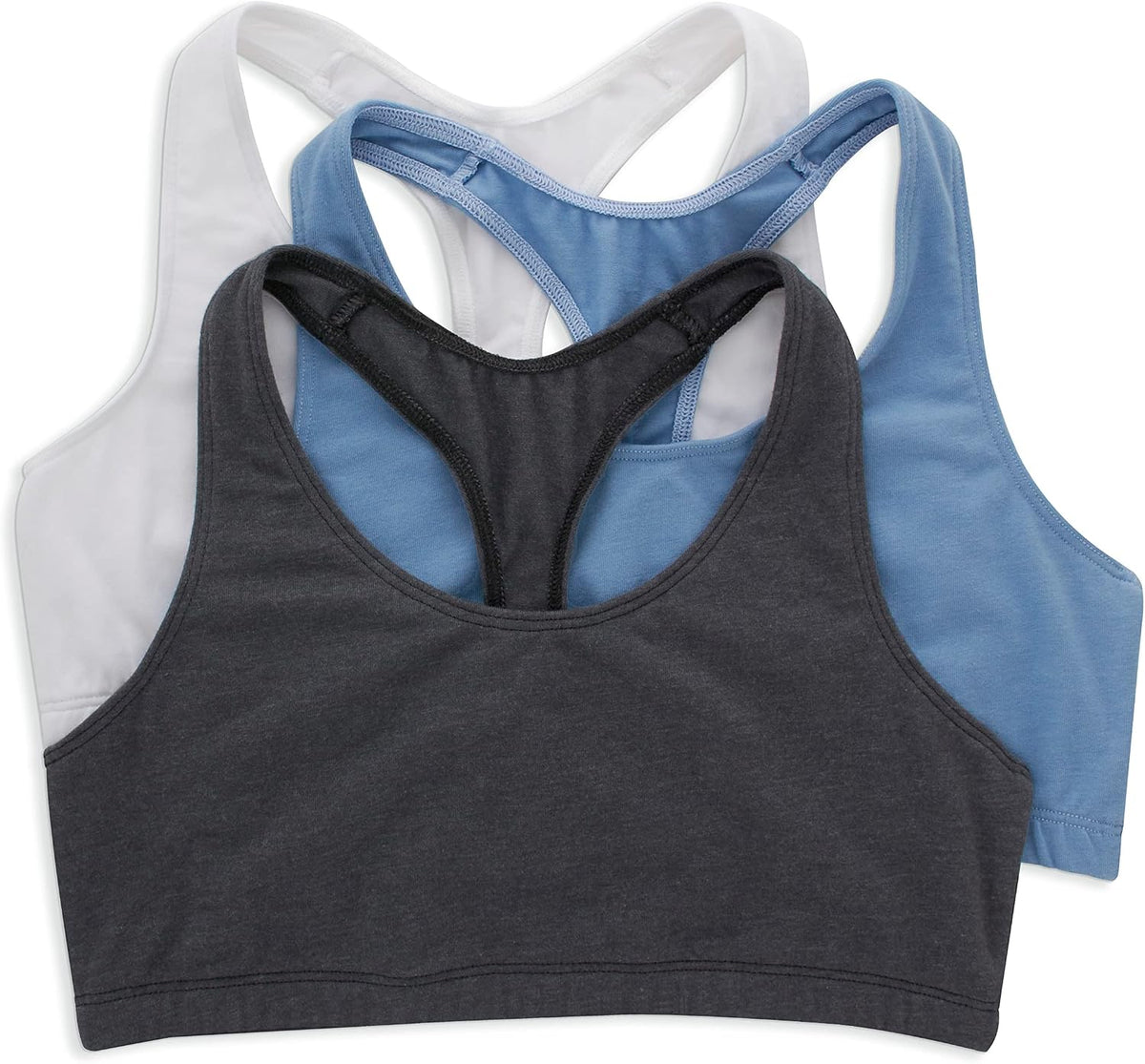Racerback Cotton Bralette (3PK)