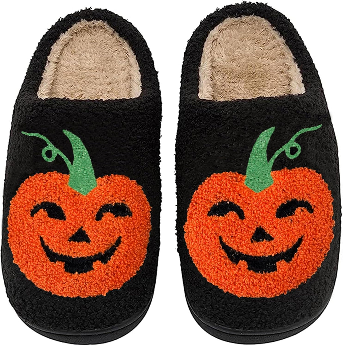 Pumpkin Plush Slippers
