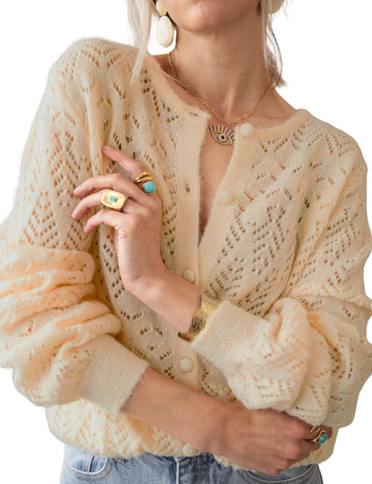Crochet Cardigan Sweater
