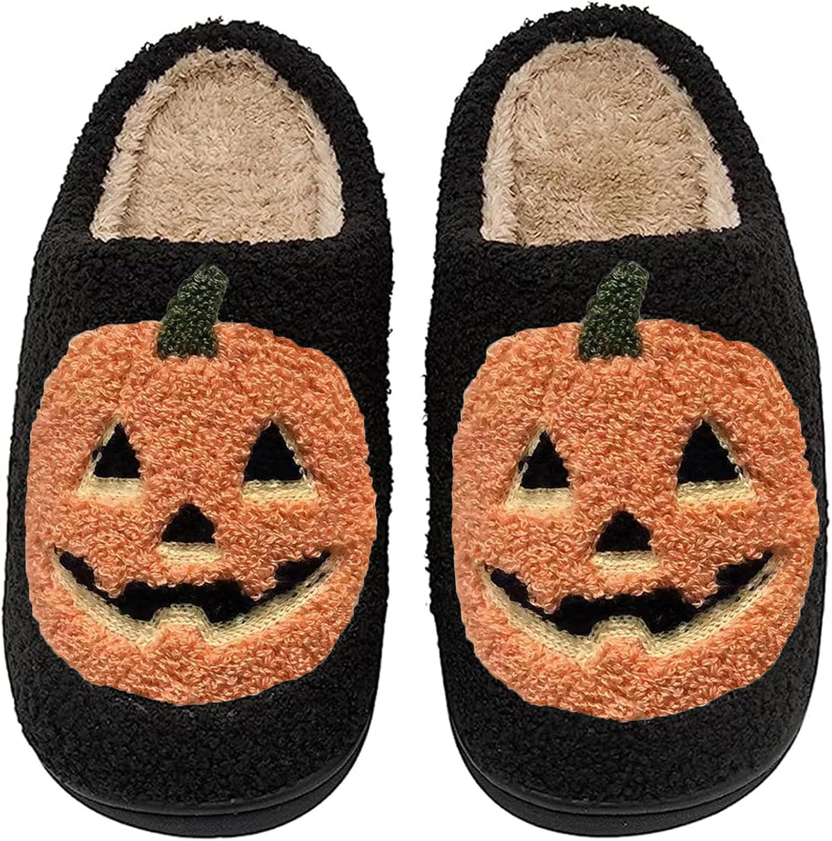 Pumpkin Plush Slippers