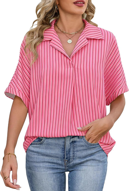 Striped Collared Shirt