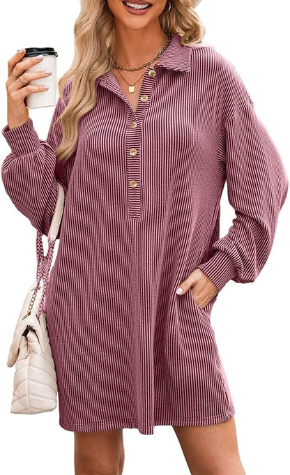 Ribbed Knit Dress