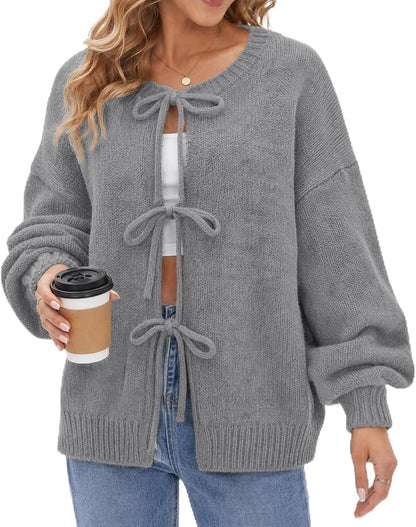 Tie Front Bow Cardigan