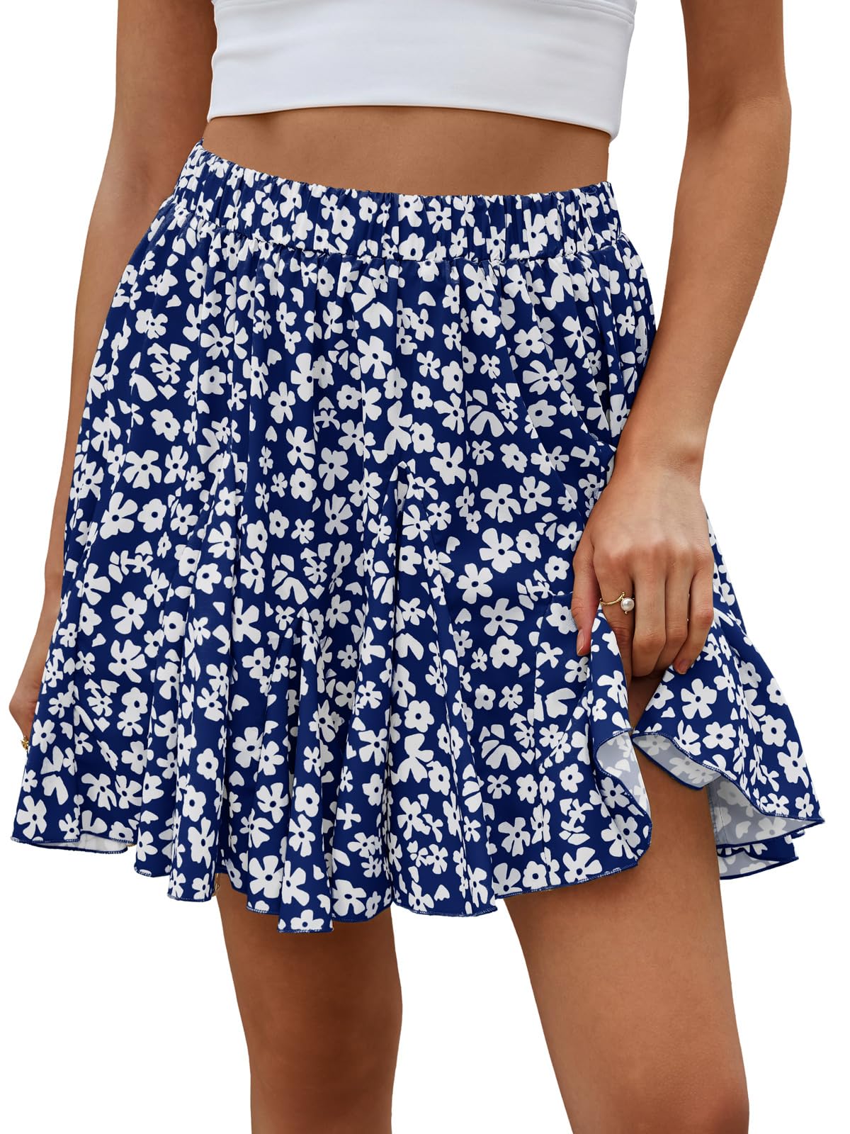 Floral Ruffle Skirt