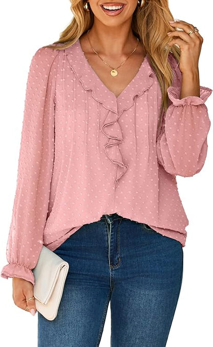 Dressy Ruffle Blouse
