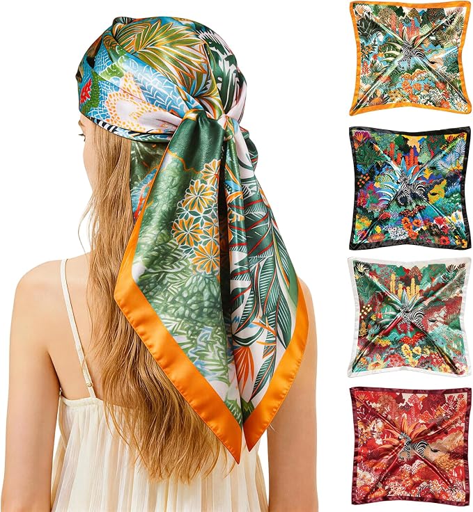 Satin Scarf 4pk
