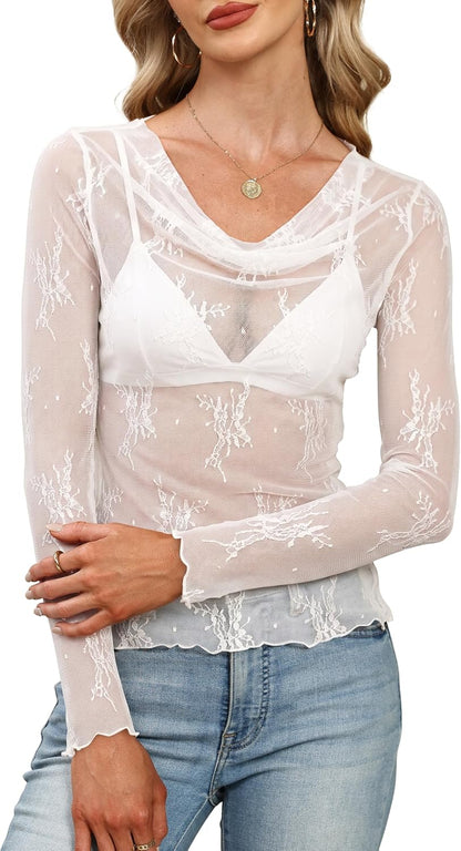 Lace Layering Top