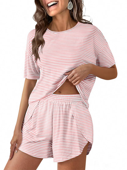 ANRABESS Striped Pajama Set