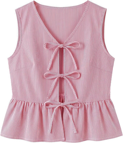 Cotton Peplum Blouse