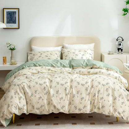 Queen Floral Duvet Set