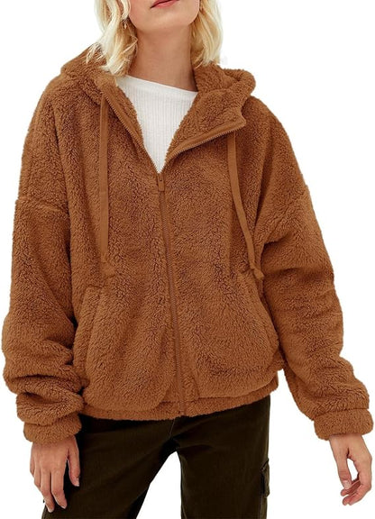 Fuzzy Sherpa Jacket