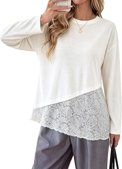 Lace Patchwork Top