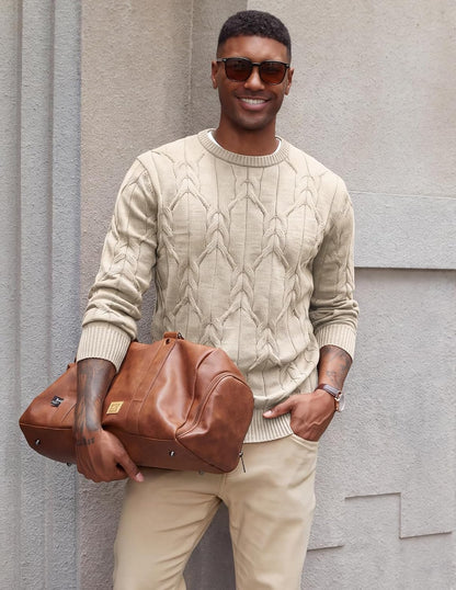 Men's Cable Knit Sweater