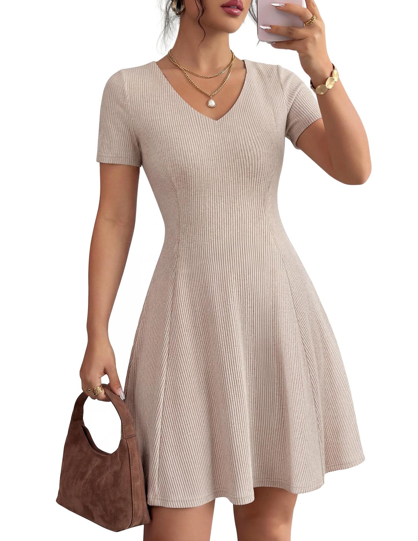 Ribbed Sweater Dress