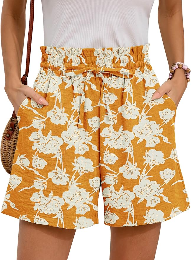 Casual Waisted Shorts