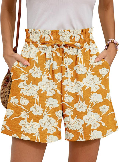 Casual Waisted Shorts