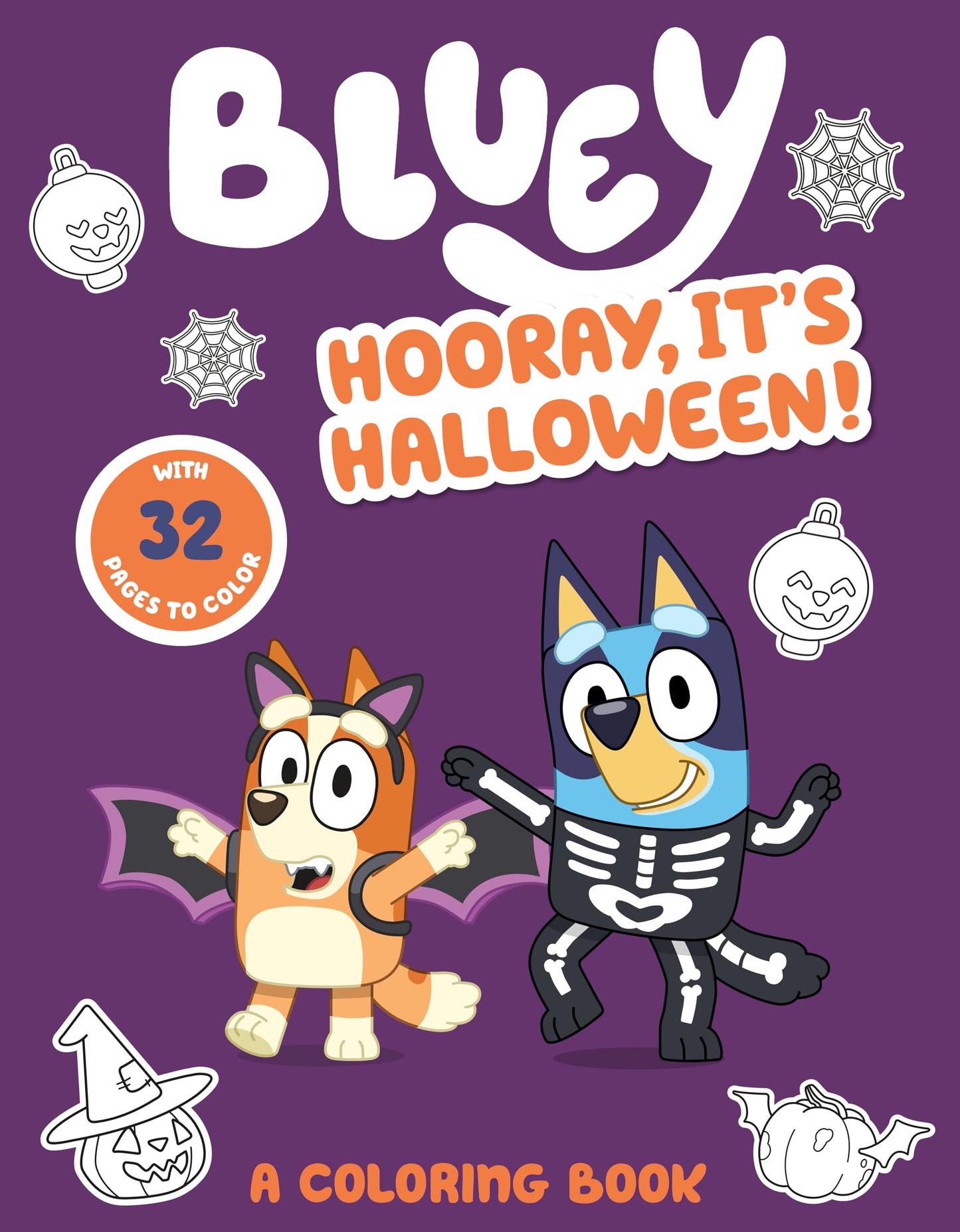 Bluey Halloween Coloring Book