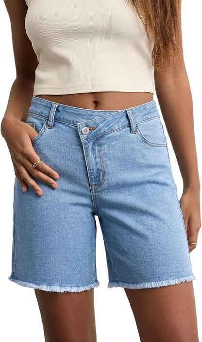 High Waisted Jean Shorts