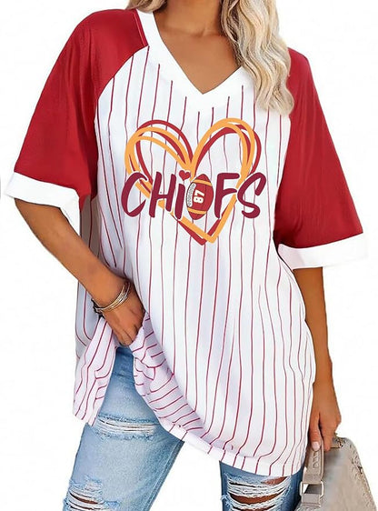 Oversized Football T-Shirt