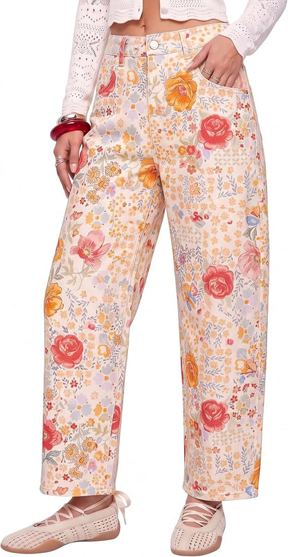 Cotton Barrel Jeans