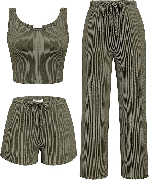 3pc Ribbed Set