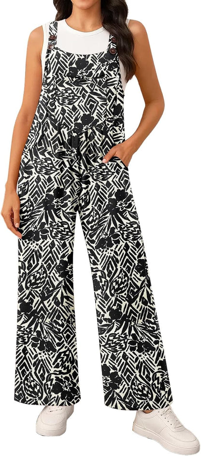 Wide Leg Overalls