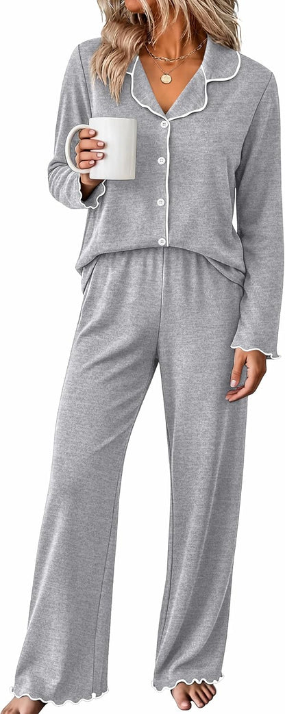 Button Down PJ Set
