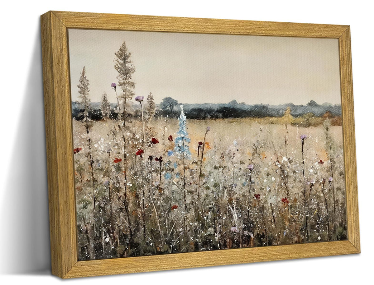 Vintage Wildflower Canvas