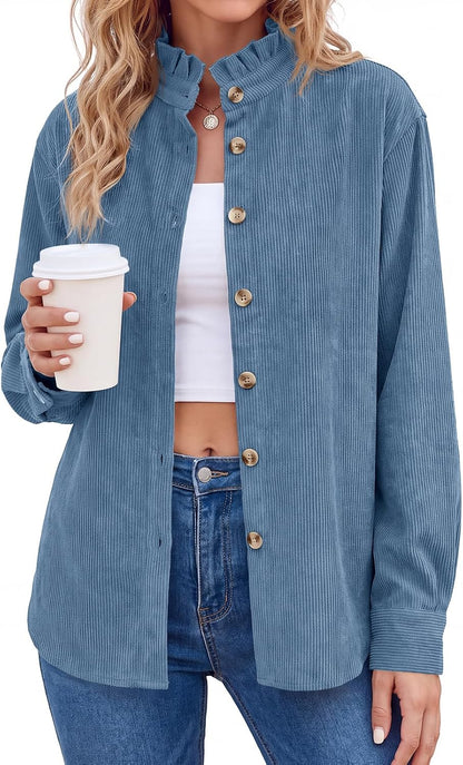 Corduroy Button Shirt