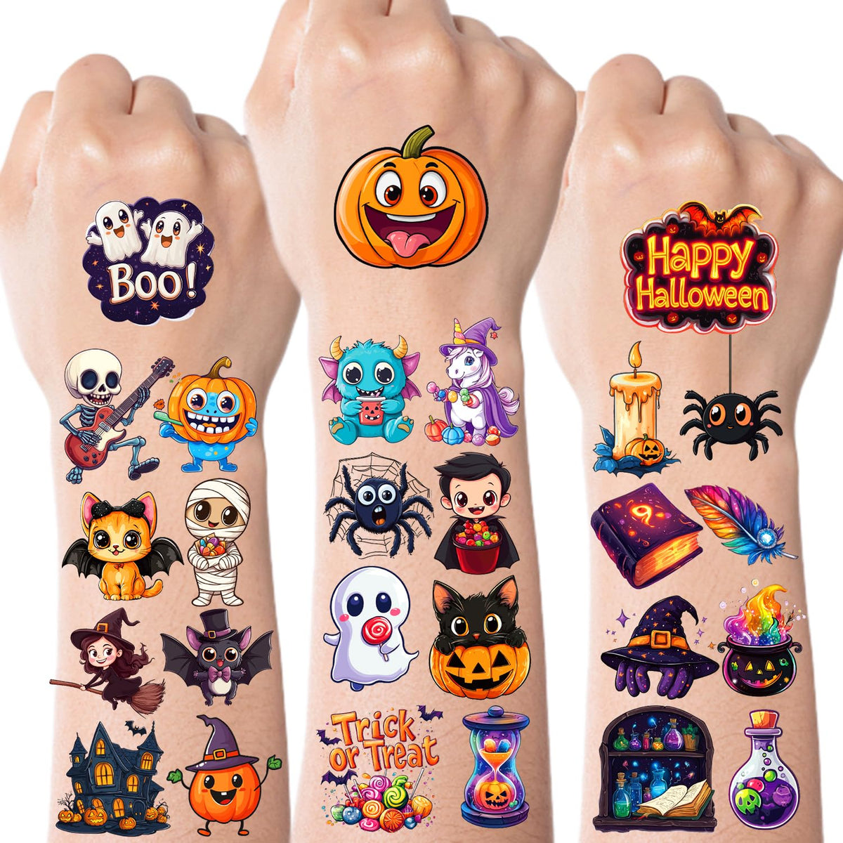 Halloween Temporary Tattoos (160PK)