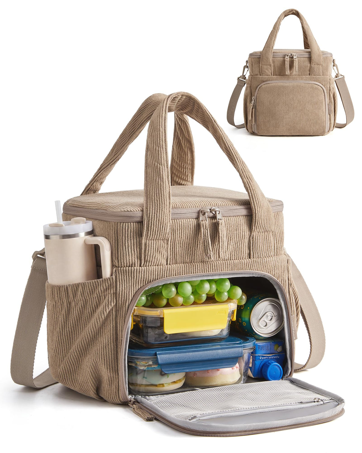 Corduroy Lunch Bag