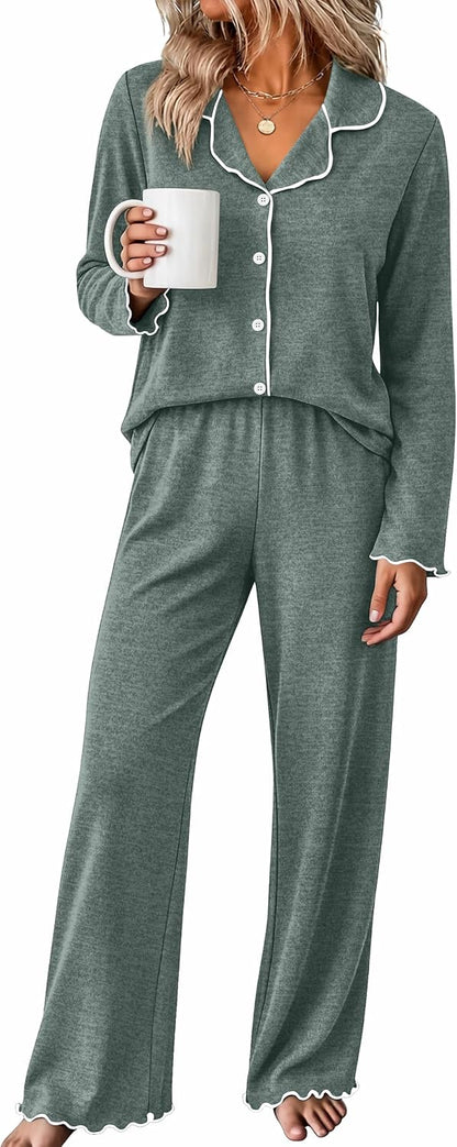 Button Down PJ Set