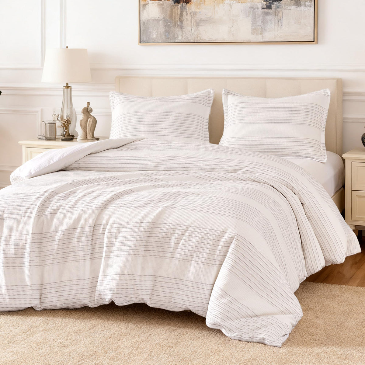 Waffle Weave Duvet Set (3PK)