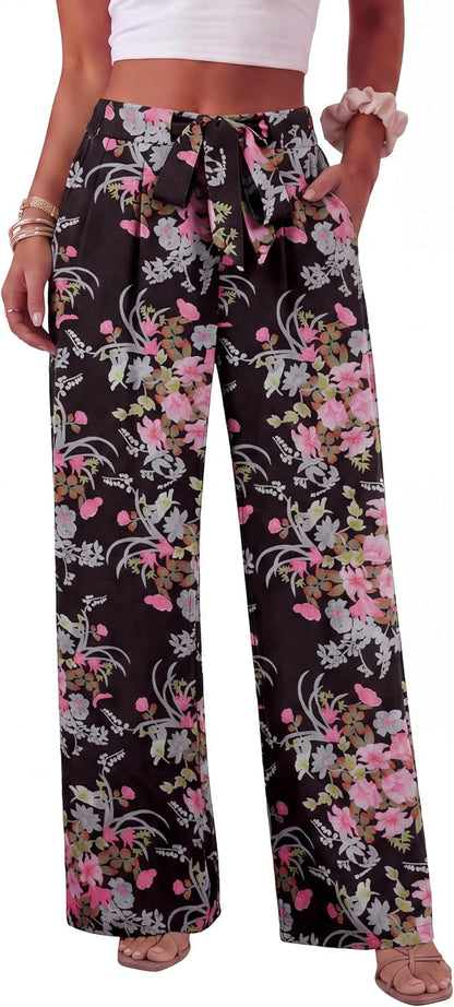 Paperbag Wide Leg Pants