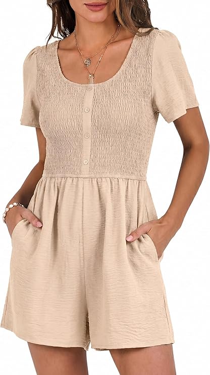 Smocked Dressy Romper