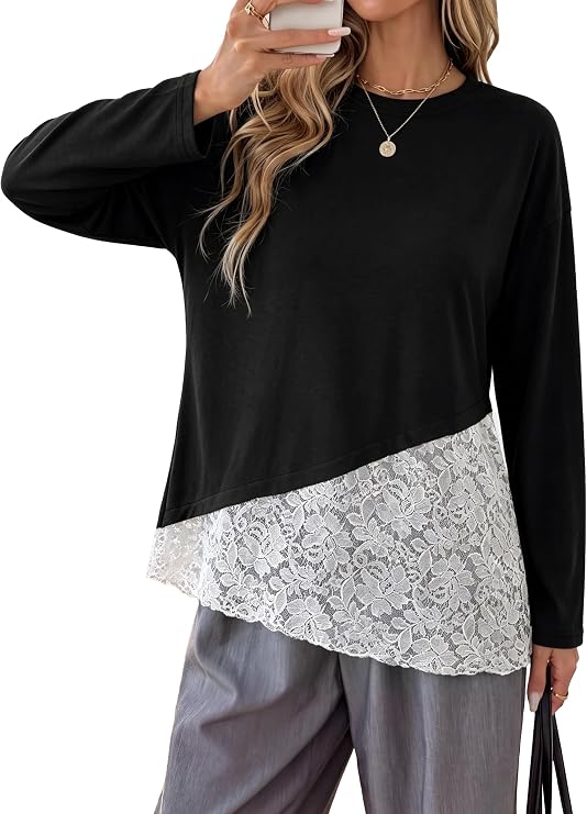 Lace Patchwork Top